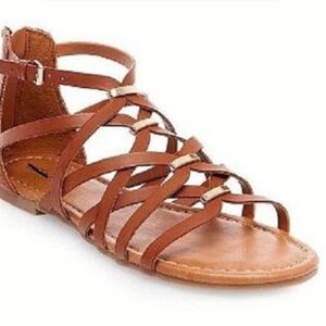 Merona Brown Strappy Sandals
